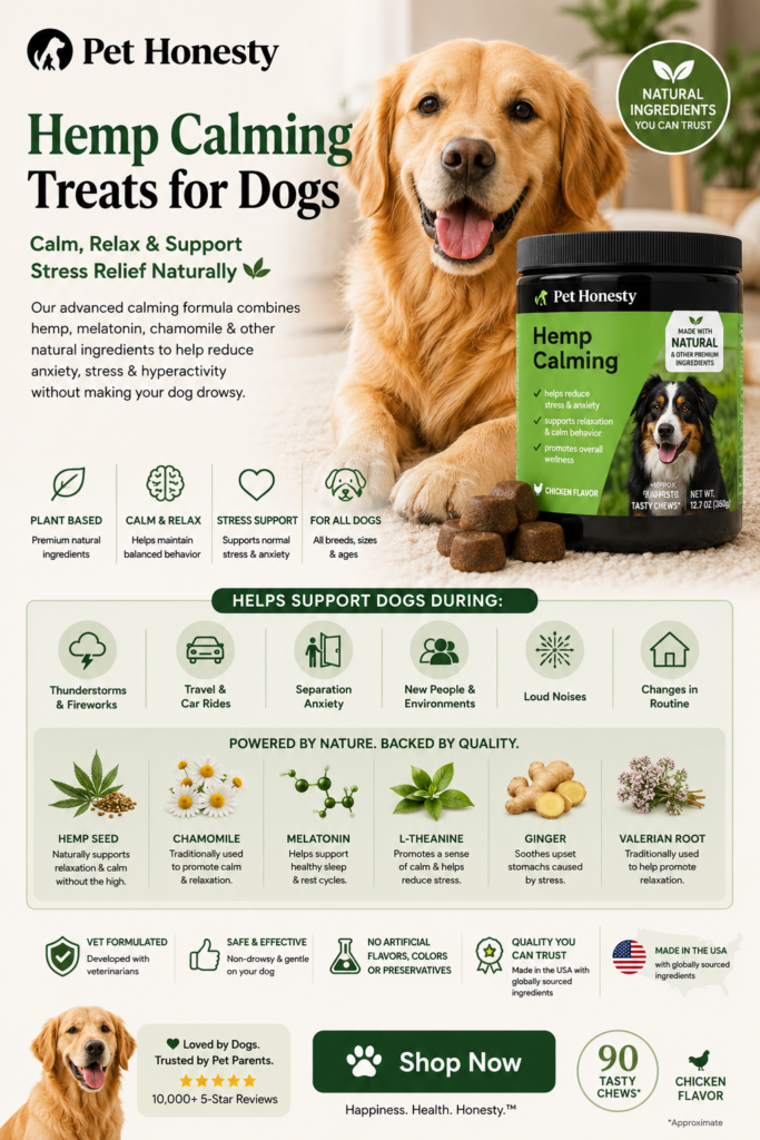 PetHonesty Hemp Calming Treats
