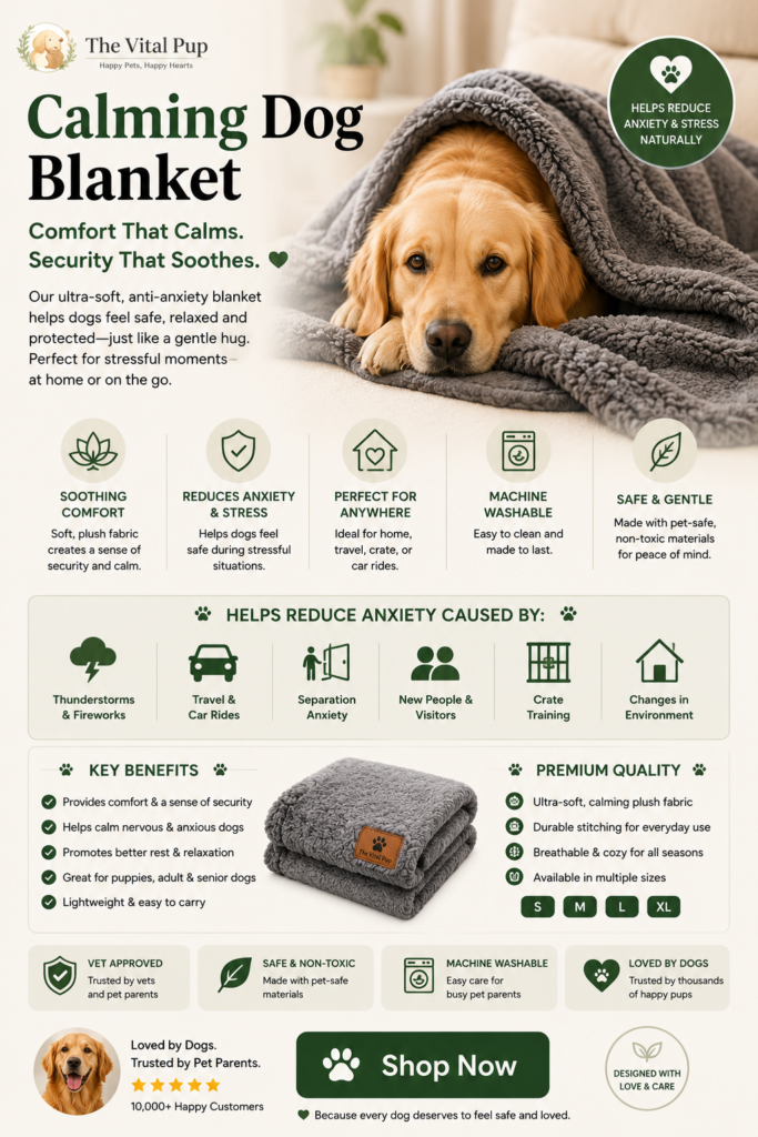 Calming Dog Blanket / Anti-Anxiety Blanket