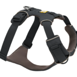 Ruffwear Front Range harness in Basalt Gray, right-side product view