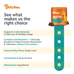 Zesty Paws Calming Bites exact product feature comparison with jar and soft chews