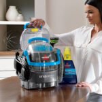 BISSELL Little Green Pet Pro model 2891 portable carpet cleaner with included formula