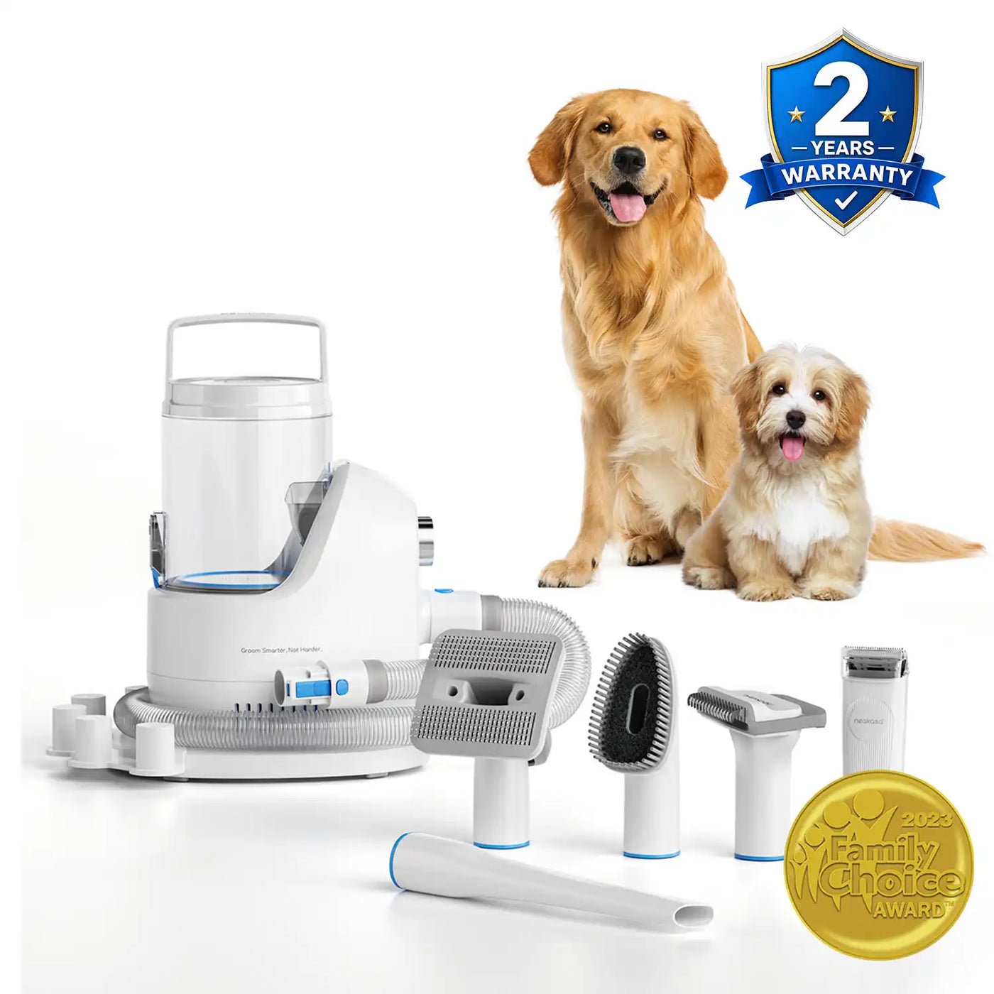 Neakasa P2 Pro 5-in-1 Pet Grooming Vacuum Kit