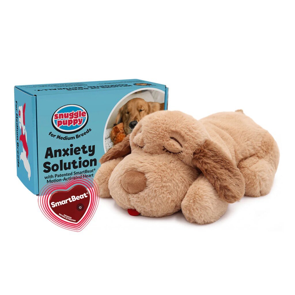 Original Biscuit Snuggle Puppy heartbeat plush toy with included heartbeat insert