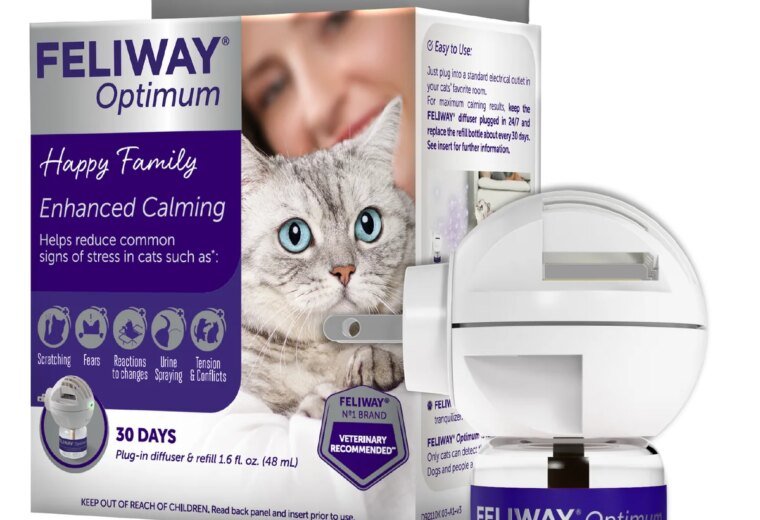 FELIWAY Optimum diffuser starter kit with box, diffuser and 48 milliliter refill