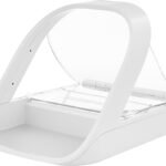SureFeed Microchip Pet Feeder exact front angled product view with clear lid