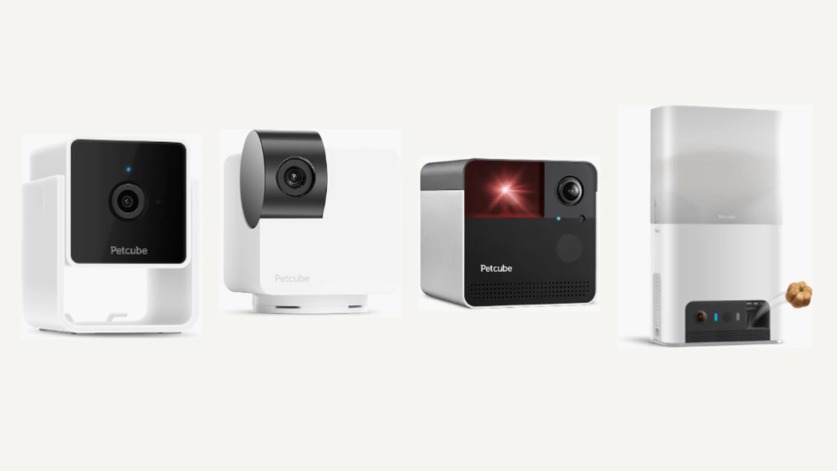 Petcube Cam, Cam 360, Play 2 and Bites 2 Lite comparison image
